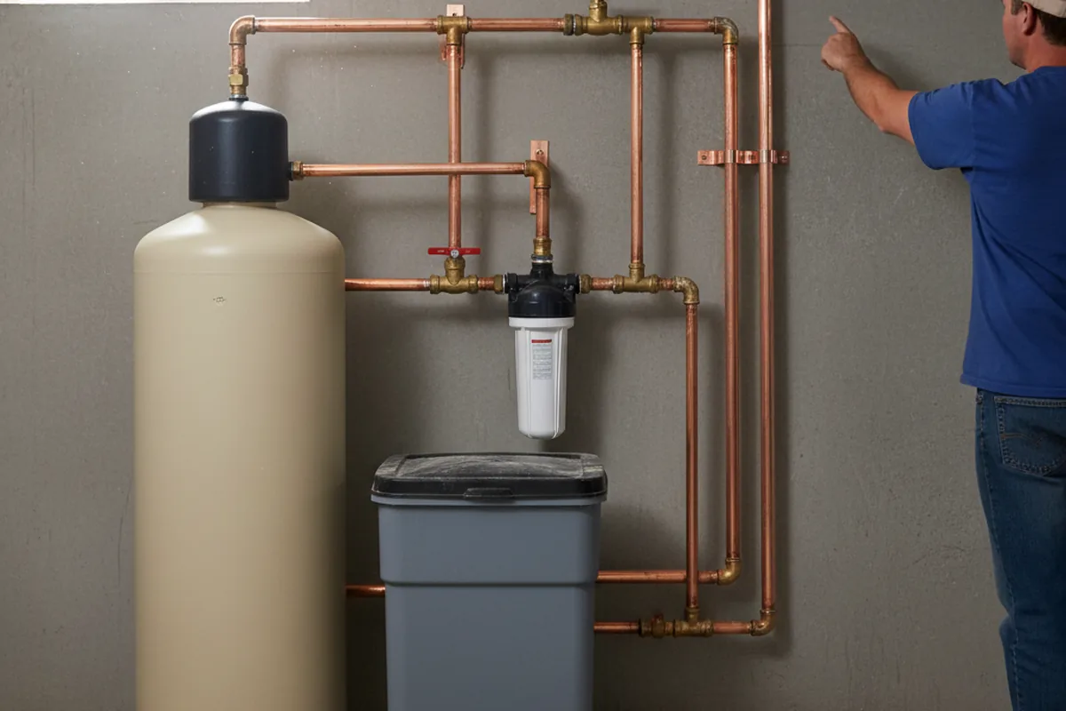 Whole-house water treatment system installed in Worton